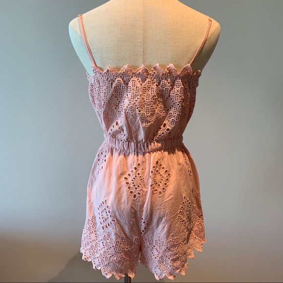 Seafolly Dawn To Dusk Broderie Playsuit - Picture 4 of 8